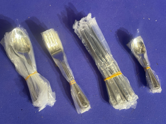 24 x Olympia Bead Cutlery Sets (total 96 items)