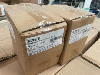 24 x Olympia Whiteware Wide Rimmed Plates 165mm (2 x packs of 12) - 3