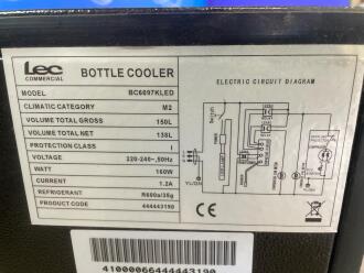 LEC BC6097KLED Under Counter Bottle Cooler - 3