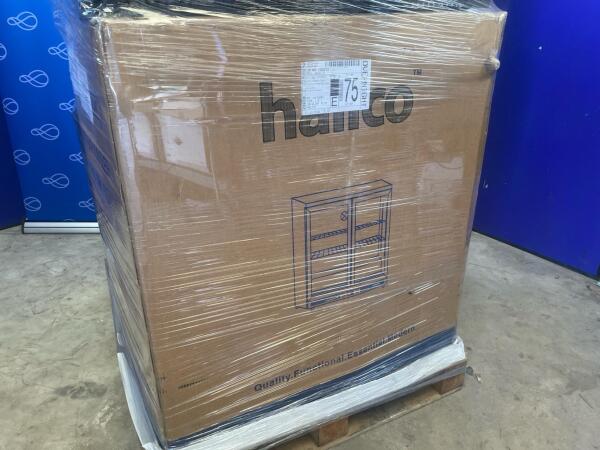 4 x Hallco HC2BK Back Bar Coolers