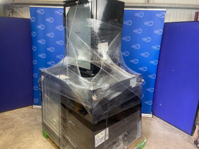 3 x Hallco HC1BK & 1 x HC2BK Back Bar Coolers