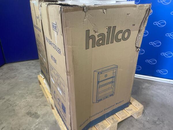 3 x Hallco HC1BK Back Bar Coolers