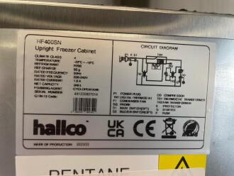 2 x Hallco HR400SN Upright Refrigerators & 2 x HF400SN Upright Freezers - 2