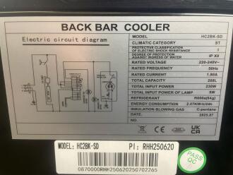 Hallco HC2BK & HC2BK-SD Back Bar Coolers - 2