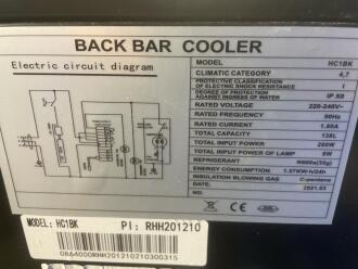 3 x Hallco HC1BK Back Bar Coolers - Spares & Repairs - 2