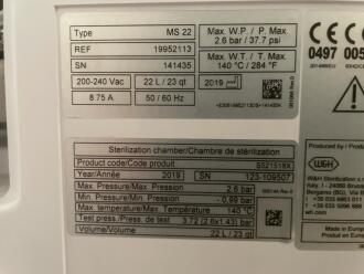 W&H MS22 Autoclave - 4
