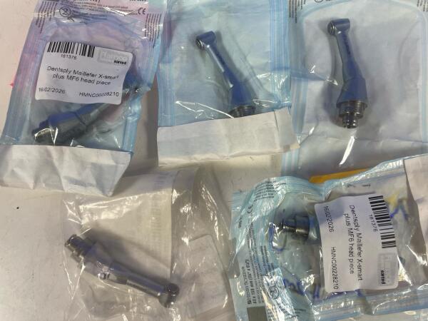 5 x Dentsply X-Smart Plus Handpieces (3 x labelled as faulty)