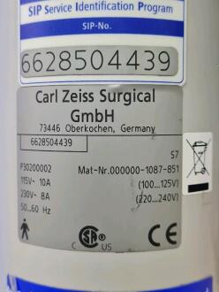Zeiss OPMI Sensera Operating Microscope on S7 Base Unit - 6