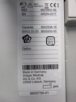 Draeger Primus Anaesthetic Machine - 6