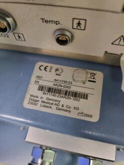 Draeger Evita XL Ventilator on Trolley - 6