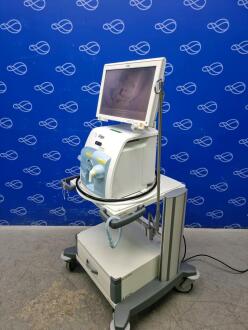 Draeger Babylog VN500 Ventilator with Infinity C500 Monitor on Trolley - 3