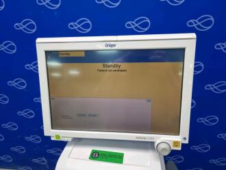 Draeger Babylog VN500 Ventilator with Infinity C500 Monitor on Trolley - 4