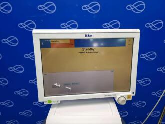 Draeger Babylog VN500 Ventilator with Infinity C500 Monitor on Trolley - 4