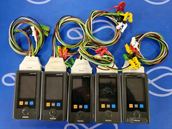 5 x Philips Intellivue MX40 Wearable Patient Monitor - ECG