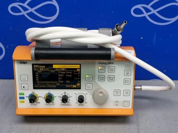 Draeger Oxylog 3000 Ventilator