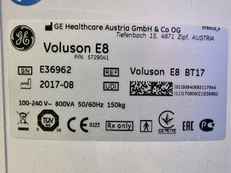 GE Voluson E8 BT17 Ultrasound - 7