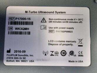 SonoSite M-Turbo Ultrasound System on H-Universal Stand - 3
