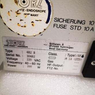 Storz 482B Cold light Source - 3