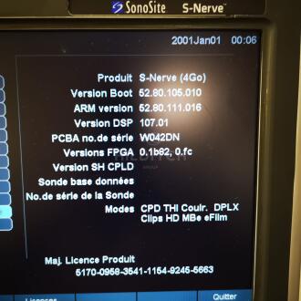 Sonosite S-Nerve Echographe - 7