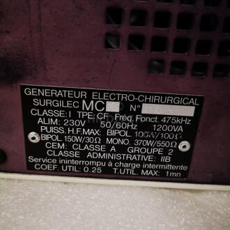 Lamidey Noury Surgilec MC0 Electric Scalpel - 4