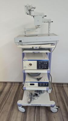 Olympus WM-NP1 +OEV261H + CLV-S190 + OTV-S190 + MAJ-1084 Endoscopy Column