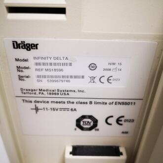 4x Drager Infinity Delta/ 2x Monitor Drager Infinity XL / 8x Infinity Docking Stations/ 14x Mounts - 9