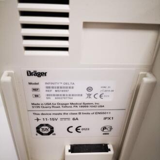 4x Drager Infinity Delta/ 2x Monitor Drager Infinity XL / 8x Infinity Docking Stations/ 14x Mounts - 13