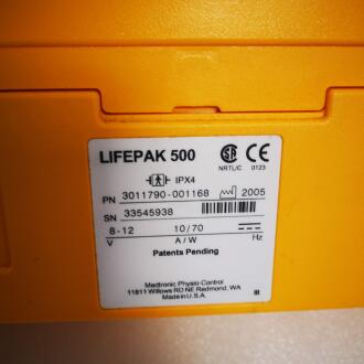 2x Medtronic Lifepak 500 Defibrillators - 4
