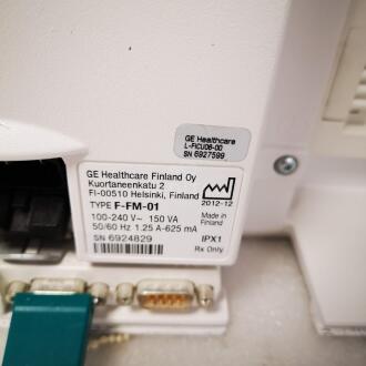 8x GE F-FM-01 Patient Monitors - 10