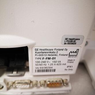 8x GE F-FM-01 Patient Monitors - 12
