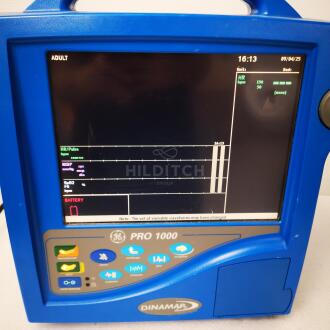 3x GE Dinamap Pro 1000 Compact Multiparameter Monitors - 4