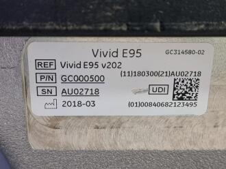 GE Vivid E95 Ultrasound System - No HDD - 5