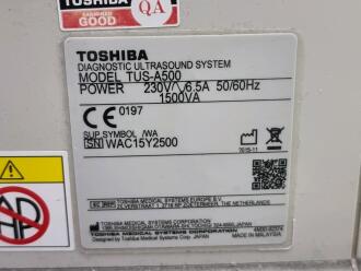 Toshiba Aplio 500 Ultrasound System - 5