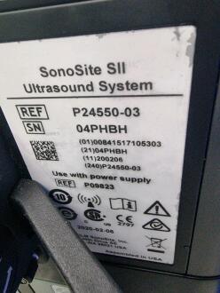 Sonosite SII Ultrasound on Sonosite SII Trolley - 5