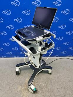 GE Vivid iq Portable Ultrasound on Trolley - 3