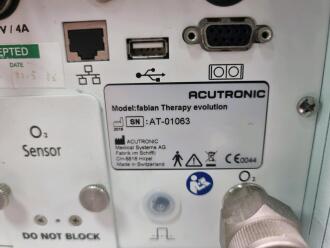 Acutronic Fabian Ventilator on Rollstand - 6