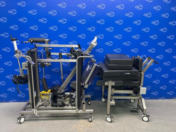 Eschmann Preparation table for Orthopaedic Surgery and Eschmann attachment trolley with attachments