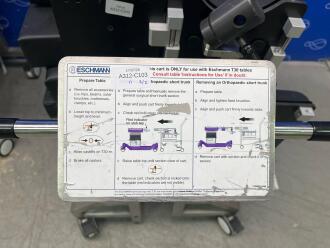 Eschmann Preparation table for Orthopaedic Surgery and Eschmann attachment trolley with attachments - 2