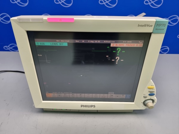 Philips Intellivue MP70 with Philips Intellivue X2 Transport Monitor