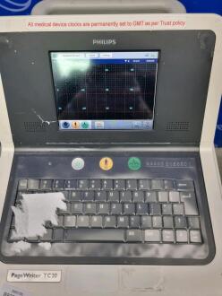 Philips PageWriter TC20 ECG Recorder on Trolley - 2