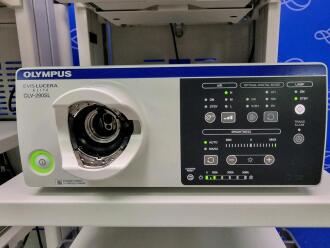 Olympus Evis Lucera Elite CLV-290SL Light Source with 2 x Olympus WM-NP2 Stack Trolley - 2