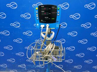 GE Carescape V100 Dinamap Vital Signs Monitor on Rollstand