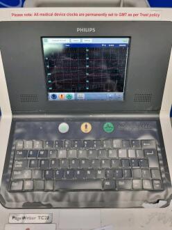 Philips PageWriter TC20 ECG Recorder on Trolley - 2