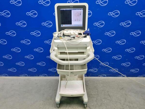 Philips Pagewriter TC50 ECG Recorder on Trolley