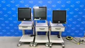3 x K2 Medical K2MS Portal Monitors on Rollstands - No HDD