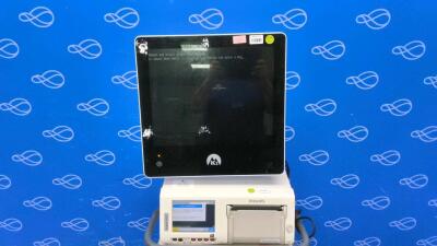 Philips Avalon FM50 Foetal Monitor on K2 Medical Rollstand - No HDD