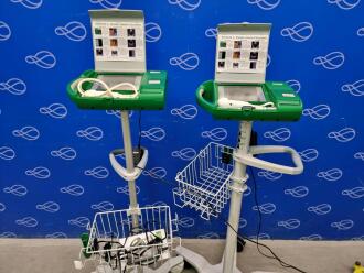 2 x Bardscan IIs Bladder Scanner on Rollstand