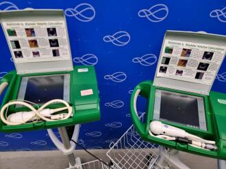 2 x Bardscan IIs Bladder Scanner on Rollstand - 2