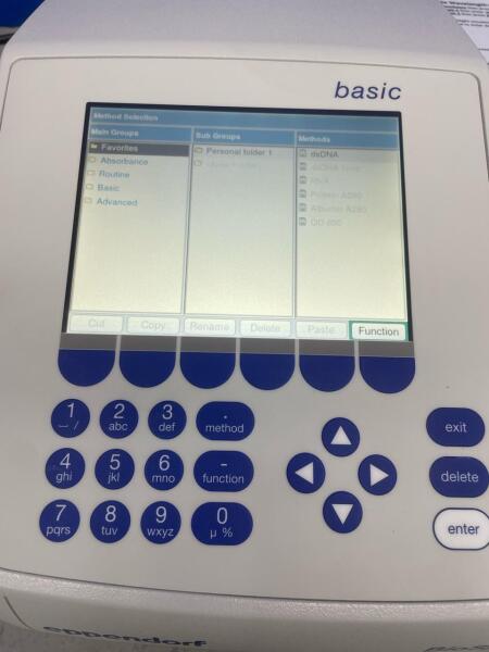Eppendorf BioSpectrometer