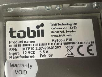 MyTobii P10 Portable Eye-Controlled Communication Device - No HDD - 3